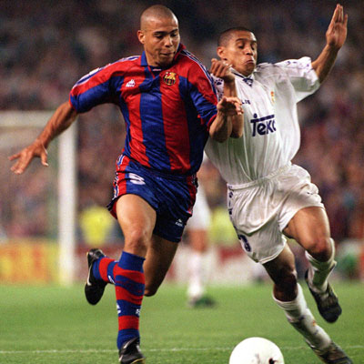 ronaldo del fc barcelona era un maquina