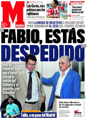 Acierta el Real Madrid despidiendo a Capello?