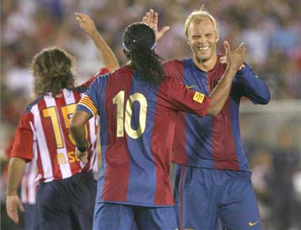 La conexin Ronaldinho-Gudjohnsen