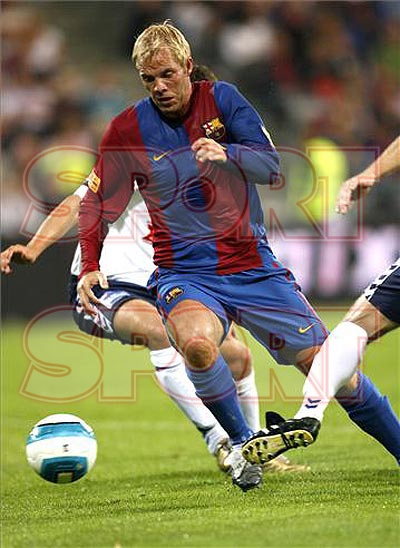 Gudjohnsen en su primer partido